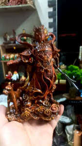 Tượng Nhị Lang Thần Dương Tiễn . bột đá cao cấp . đẹp thần thái.