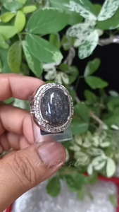 batu akik badar perak/batu cincin badar perak