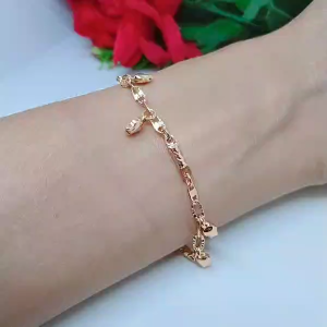 Gelang Juntai Perhiasan Aksesoris Lapis Emas 24k Anti Luntur Terbaru Terlaris