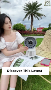 Mosquito Fan Killer Lamp 2400 mAh Insect Repellent Mosquito Lamp Insect Trap Portable Chargeable Insect Lamp Indoor and Outdoor Upgraded Mosquito Fan Killer Lamp