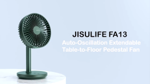 JISULIFE FA13R Clip Fan & FA13P Desk Fan Auto-Oscillating 8000mAh & FA18S Clip Fan & FA19 Desk Fan & Octopus Mini Fan FA24 4000mAh & FA20 & FA21 & Stroller Baby Fan Life2S 5000mAh Operated Rechargeable 4 Speeds&Natural WindQuiet