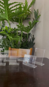 [HCM] Menu Mica L Bảng giá mica Tag thông tin mini để bàn trong suốt NHIỀU kích thước -TyHome