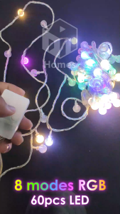 🔥RAYA SPECIAL🔥LED String Lighting BUBBLE BAL LAMPU EXTENDABLE COLORFUL CRISTAL LIGHT FULL COPPER LAMPU HIASAN LAMPU RAYA