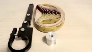 Gerinda Tangan Konverter Set Handheld Air Belt Sander Adaptor Diy Amplas Belt Adaptor Gerinda Tangan