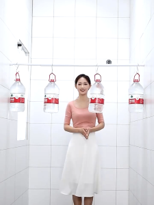 JOTO 120cm/180cm Shower Curtain Makapal Waterproof for Bathroom Curtains Windows Curtain Kurtina With Rod Set