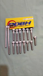 Baut Blok Mesin CVT Beat Scoopy & Chrome Posh ANTI KARAT