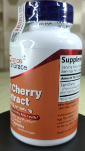 Viên uống Tart Cherry Extract hỗ trợ điều trị Gout Bảo vệ và tăng sự linh hoạt cho khớp 500 mg 200 viên