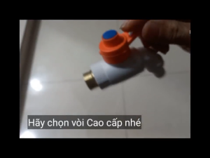 Vòi nước nhựa vòi hồ nhựa cao cấp vòi nước PPR vòi nước xoay bi bền bỉ