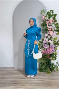 STELAN TUNIK AYUNDA MATRIAL BAHAN BRIDAL/STELAN TUNIK KONDANGAN