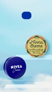 NIVEA Cream Moisturizer Creme Tin 60ml - Hand body krim cream lotion mositurizer multifungsi kaleng biru tua body care kulit kering kasar bersisik pecah-pecah badan wajah muka sikut tumit memperbaiki skin barrier pelembab melembutkan badan - Eucerit