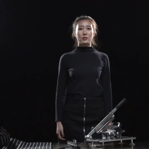 Dao thái thịt đông lạnh thành lát mỏng XF200 bằng inox không gỉ