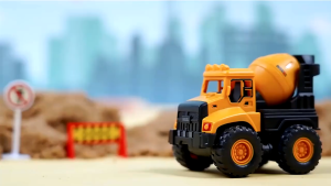 รถก่อสร้าง ชุดรถขุดจำลอง มินิ ของเล่นเด็ก เสริมสร้างพัฒนาการและทักษะ Boys inertial Engineering car toy 4 in1