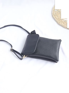 Carlio Women Velvet Forever Young Korean Sling Crossbody Handphone Bag Wanita Beg Telefon Brown WHB0008