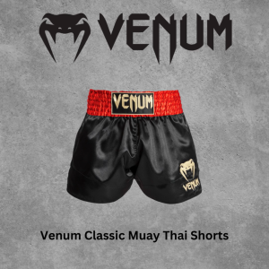 Venum Classic Muay Thai Shorts - Silver/Black