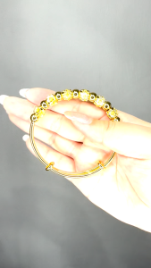 Emas Bangkok Emas Korea 24K Bracelet Ring Gold Plated Rantai Gelang Tangan & Cincin Emas Sadur Perempuan emas 916 G3