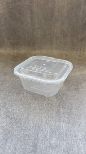 Thinwall KLIR SQUARE 750ml / Kotak Plastik / Kotak Makan isi 25 Pcs