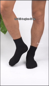 Combo 5 đôi vớ nam nữ cổ cao GOMTAT basic chất liệu cotton mềm mịn hút ẩm thoáng khí khử mùi chân - GOMSOCKS-CAO-5DOI