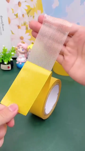 Băng Keo Hai Mặt Dạng Lưới 18m Kết Dính Tốt Cuộn Keo Đa Năng Chống Thấm Nước Siêu Dính Trên Mọi Chất Liệu