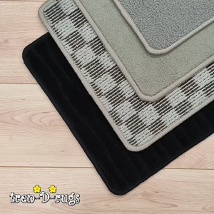 Tren-D-rugs - Keset Kaki Alas Pintu Masuk Kamar Tidur Mandi dengan Rubber Backing 40 cm x 60 cm - NMs