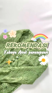 Setelan Baju Kebaya Anak Perempuan Modern Model Kancing Lengan Panjang Rok Plisket Usia anak 3-11 Tahun termurah