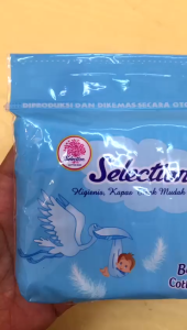 Lusty Bunny Cotton Buds - Selection Cotton buds Baby Extra Fine KB-8504 dan reguler 100pcs KB-8503 (Refill) / korek kuping telinga BAYI ANAK