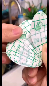 100pcs Baby Waterproof Ear Stickers Bath Swimming Infant Newborn Ear Care Paste(Transparent ) Nursing Ear Past