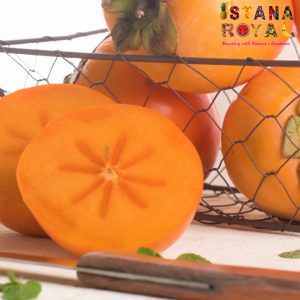 HEALTHY MINI-PERSIMMONS IMPORTED FROM CHINA - PACK OF 8 - ISTANA ROYAL FRUITS