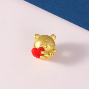 Chow Sang Sang 周生生 Charme Wonderland 999 24K Gold Bear Charm 94690C [Bracelet not included]