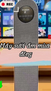 Quạt sưởi gốm HUYNDAI BL-K17J-máy sưởi đứng làm ấm phòng bản điện tử điều khiển từ xa-bảo hành 12 thángcó điều khiển từ xatoả nhiệt nhẹ nhàng và đều khắp phòngtính thẩm mỹ cao nhỏ gọn dễ dùng