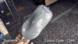 2K Paint  AIKKA CS44 Nardo Grey Old School Series Car Motor Paint DIY Aerosol Spray Bottle Cat Kereta 车漆
