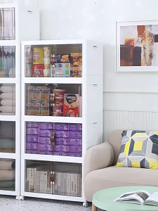 SG【READY STOCK】💘New Folding Locker Organiser Home Storage Cabinet Quecs Aius Ai -Fold Storage Box Folding Shoe Box