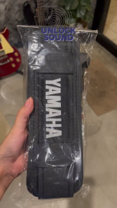 สายสะพายกีต้าร์ yamaha หัวล็อค สีดำ สายสะพายเบส กีต้าร์โปร่ง