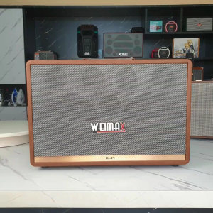 Loa xách tay karaoke bluetooth công suất lớn 1200W WEIMAX H-220(DSP) 2 bass 8 inch tặng kèm 2 micro không dây chống hú chống nhiễu chỉnh bass treble reverb âm thanh cực chất sống động bass mạnh chất lượng cao
