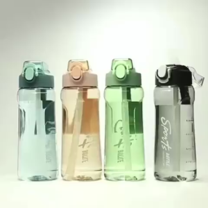 Botol Minum ELEGANT Portable Olahraga Kantor Sekolah 650ml Anti Tumpah Dengan Sedotan - Bottles