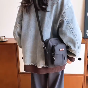 Túi đeo chéo vai thời trang nam nữ Ulzzang hàn quốc 3 ngăn chống nước đi học đi chơi xinh cute rẻ