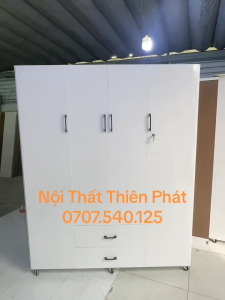 [HOẢ TỐC] Tủ quần áo nhựa đài loan 4 cánh cửa mở ngang 1m45 và 1m65  freeship tphcm