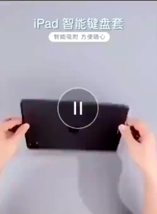 Case Ipad Pro 11 2024 FS Rotary Keyboard TA112 Case Standing