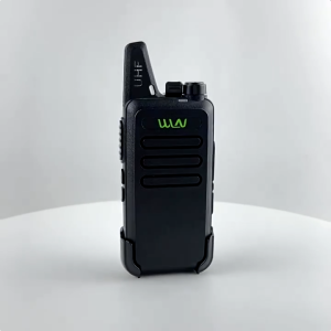 SET OF 2 WLN KD-C15W 16 Channel UHF 400-470MHz Two-Way Radio Fm Transceiver Walkie Talkie