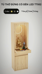 FREESHIP HCM - Bàn Thờ Tủ Thờ Đứng Gỗ MDF Có Đèn Led Tatana TT002 – có thiết kế theo yêu cầu