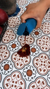 Taplak Meja Kulit Anti Air & Anti Kusut