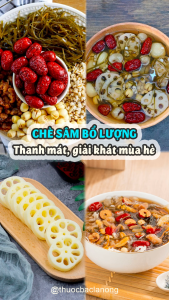 Chè sâm bổ lượng mix sẵn và 14 nguyên liệu tự chọn nấu chè bổ lượng - Lãn Ông