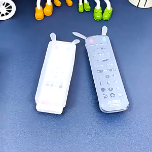 Silicone Dust Protect Remote Control Cover Protective Rabbit Ear Air Conditioning Case Storage Transparent Portable