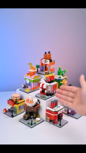 MALOTOYS - DIY Bricks City View Set Block Brick Mainan Balok Edukasi Susun Bangunan Hadiah Anak Malo Toys