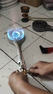 kepala kompor joss SR 5E manual tekanan tinggi api biru