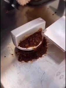 5pcs/Set Kitchen Cleaning Spatula Stove Cleaning Brush With Scraper Groove Cleaning Brush