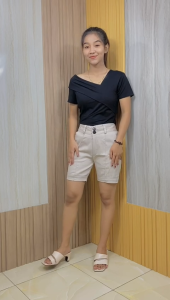 Celana Big Size Pendek 1/4 RRLT Ukuran 8L6L5L4L2LXLS fit to L Warna Moca Capucino Cream Abu Hitam Navy