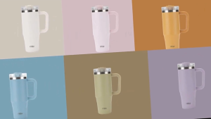 🇸🇬  [Clearance Sale] Tyeso Tumbler Stainless Steel Thermal Mug with Handle Large/Small Travel Ice Cool Mug | Furo