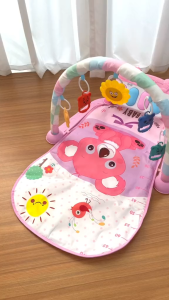 Thảm nhạc cho bé có bàn Piano mẫu gấu Koala hồng 9BABY