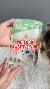 Pawsitive Vibes Makanan Kucing Basah Adult 80gr - Wet Food Pouch Makanan Kucing Basah Dewasa Bergizi - Wet Cat Food Pouch 80gr