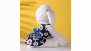 Pet Bowknot Floral Dress Pet Princess Dress Dog Sundress Dog Princess Dress Puppy Summer Dress